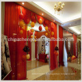 Shimmer backdrop rideau / fantaisie cantonnière Red Stage Curtain